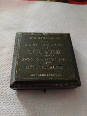 Médaille De Bronze Cinquantenaire Des Grands Magasins Du Louvre 4 Cm - Photo 1/3