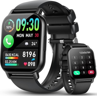 Sport Bluetooth Smartwatch  Blutdruck Herren Damen Fitness Tracker Uhr