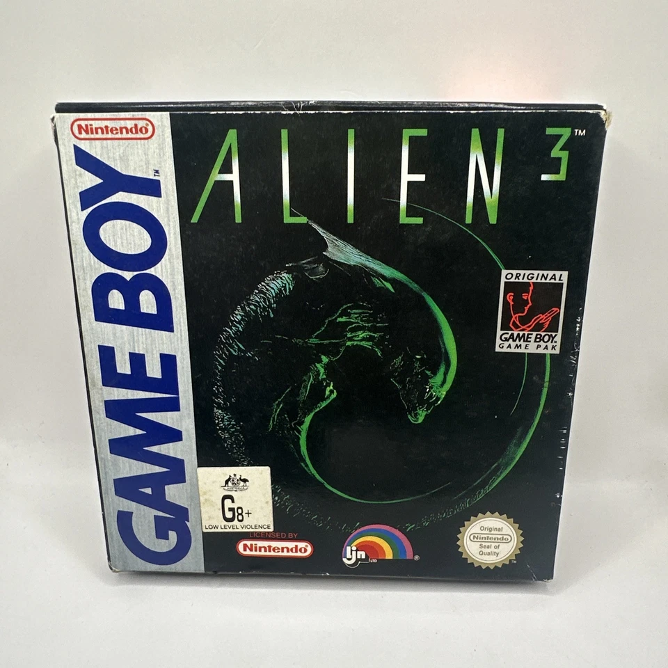 Alien 3 • Nintendo GameBoy Game + Manual & Box (1993) Boxed • Complete CIB • LJN - Image 2 of 4