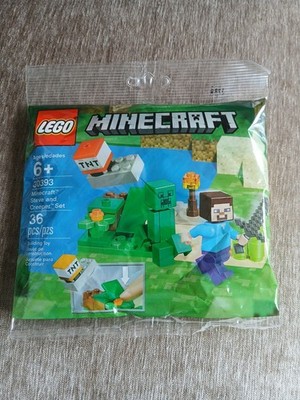 メル18575 LEGO 30393 Minecraft Steve and Creeper Polybag New & Factory