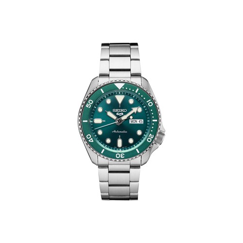 without box or papers Seiko 5 Sports Mens Automatic Silver Tone Stainles G2U