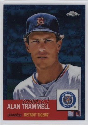 2022 Chrome Platinum Anniversary Toile White & Blue Refractor Alan Trammell 1n3s