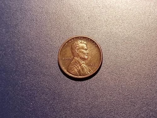 Very Choice AU details 1916-S Lincoln Cent