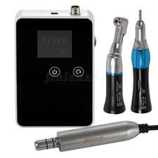 Dental Portable Electric Polish Micro Motor / Straight Handpiece Contra Angle