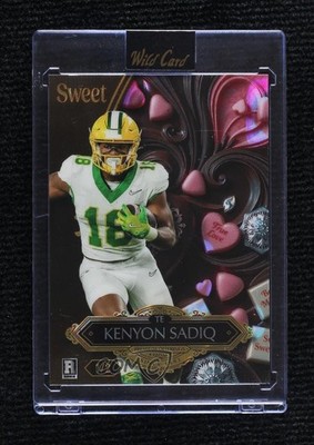 2026 Wild Card Sweet Dark Pink Lava Foil 1/2 Kenyon Sadiq #SWDPI1-KS yl0