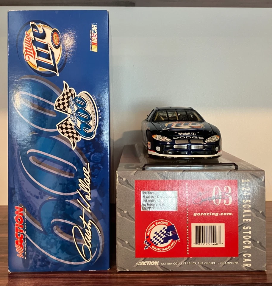 Dodge Intrepid 2003 Rusty Wallace #2 Miller Lite Action 600º arranque consecutivo Foto 3 de 4