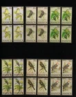 JAMAICA SG467-472 BIRDS IN BLOCKS OF 4 MNH