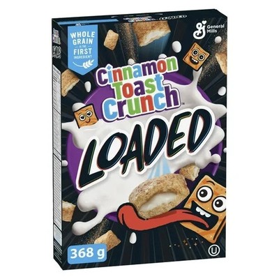 6 Boxes Cinnamon Toast Crunch LOADED Cereal 368g / 12.9 oz Canada FRESH