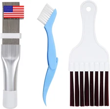 3 Pcs Air Conditioner Condenser Fin Comb Cleaner Kit, Ac Coil Cleaner Brush,1 St