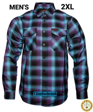 DIXXON x BLACK SABBATH PARANOID Collab Limited Edition Flannel Shirt-Men's 2XL