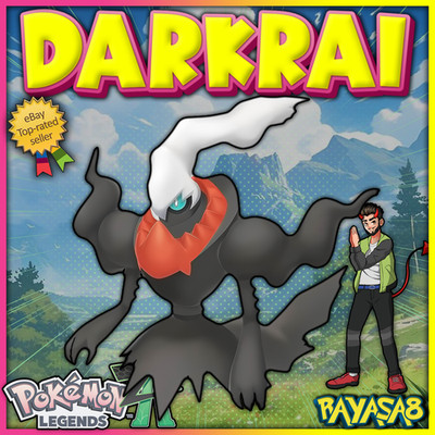Darkrai Legendary Pokemon Legends ZA  Best Stats mega Home 