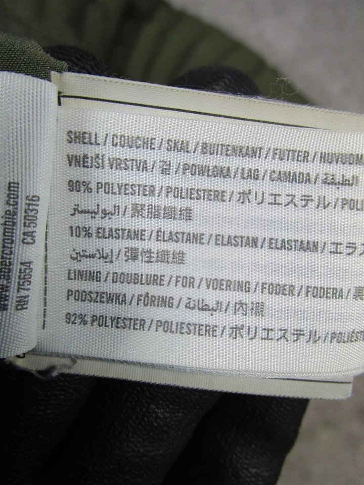 Abercrombie & Fitch Jacket Womens Small Green Insulated Parka Puffer * - Image 4 of 4