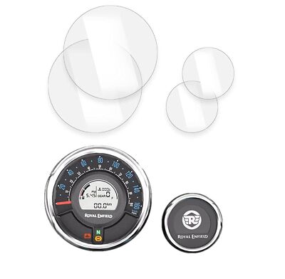 Kombiinstrument Displayschutzfolie für Royal Enfield Meteor 350 Scram 411