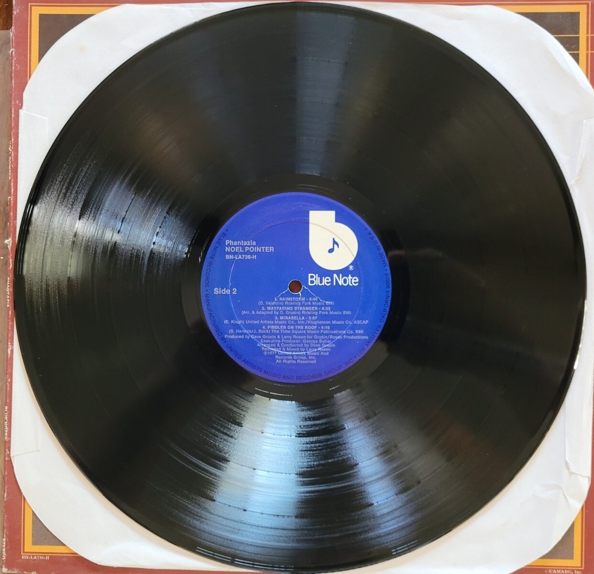 Noel Pointer Phantazia 1977 Vintage Jazz LP Record Vinyl Blue Note