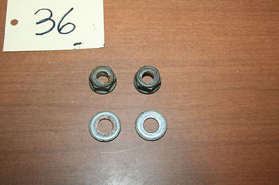 1985  Honda ATC 250ES Big Red Handle Bar Clamp Holder Mounting nuts 85 86 87