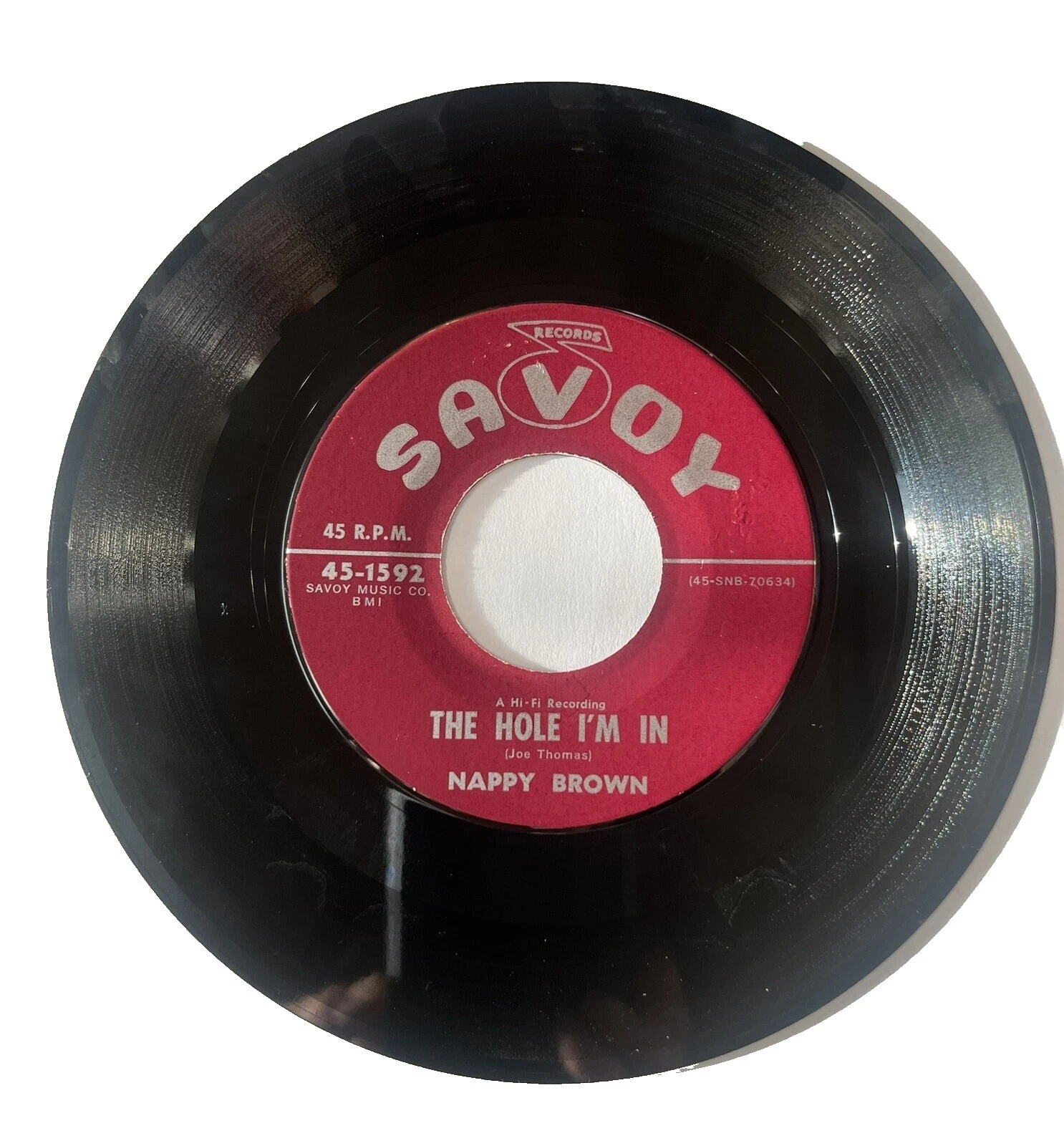 Discos de vinil individuais Savoy Very Good Plus (VG +)