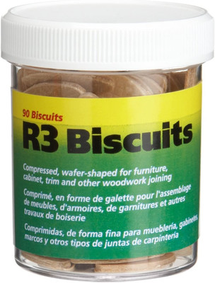 2995404 Compressed Wafer Shaped Wood Joining Biscuits for Joining Wood Pieces, #