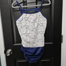 FINA adult large dance costume jazz tap solo pre owned EUC