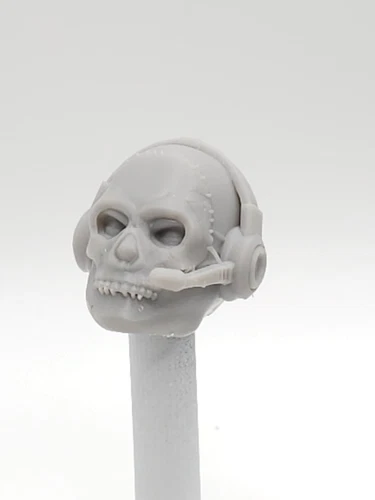3d Printed  War Games GHOST HEAD #2 1:12 6"   Classified/  Legends