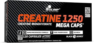 CREATINE MONO 1250 - 120 MEGA KAPS Hochdosiert für Muskelaufbau & Kraft - Bild 1 von 4