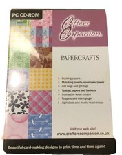 Crafters Companion - Papercrafts Cd Rom Card Making Crafting Double Disc Set