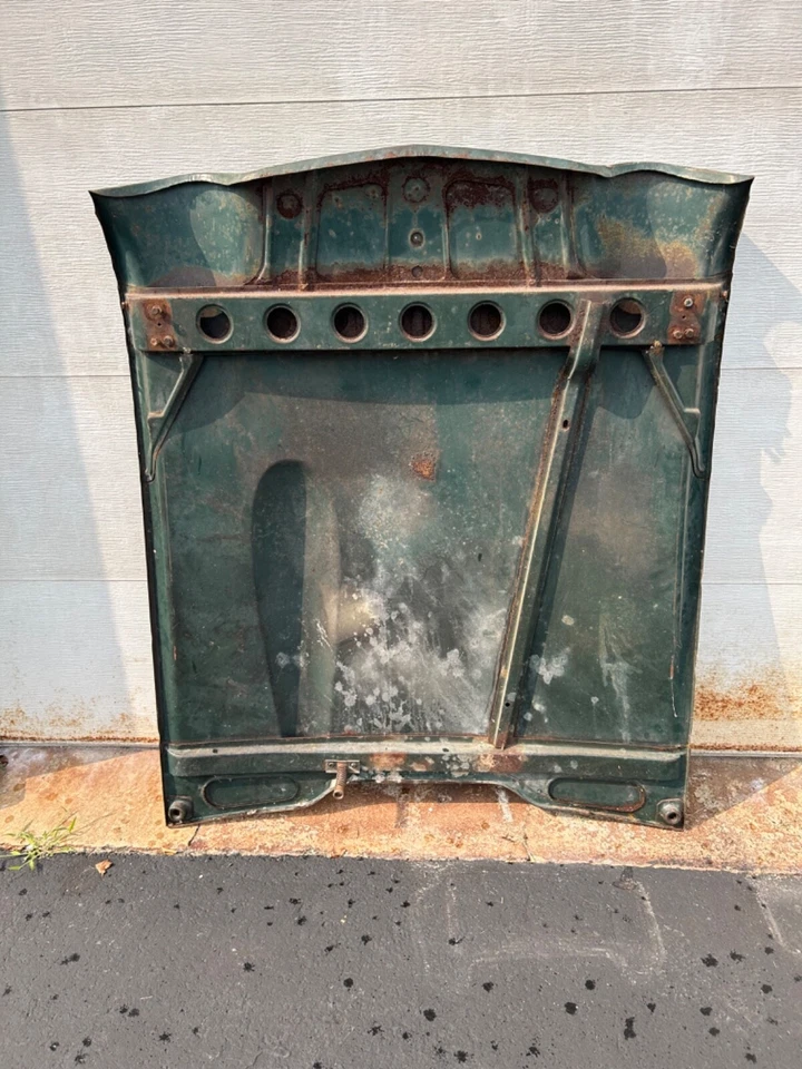 VINTAGE 1965-1968 Triumph TR4 A 250 Bubble Bonnet hood Green Solid oem - Image 3 of 4