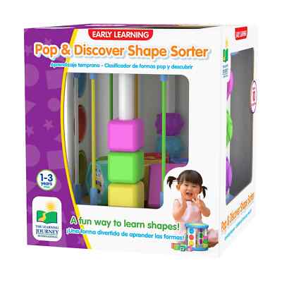New - The Learning Journey Early Learning - Pop & Discover Shape Sorter