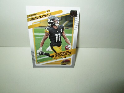 CHASE CLAYPOOL 2021 Donruss Rookie Highlights Card H1-5 PITTSBURGH STEELERS  Mint