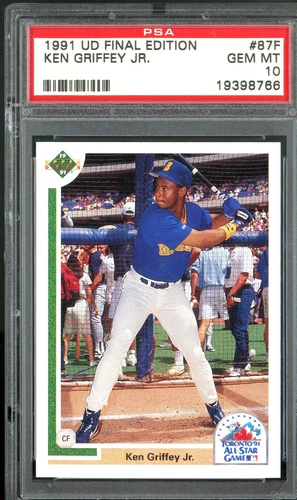 1991 Upper Deck UD Final Edition Ken Griffey Jr #87F PSA 10 GEM MINT Super Sharp