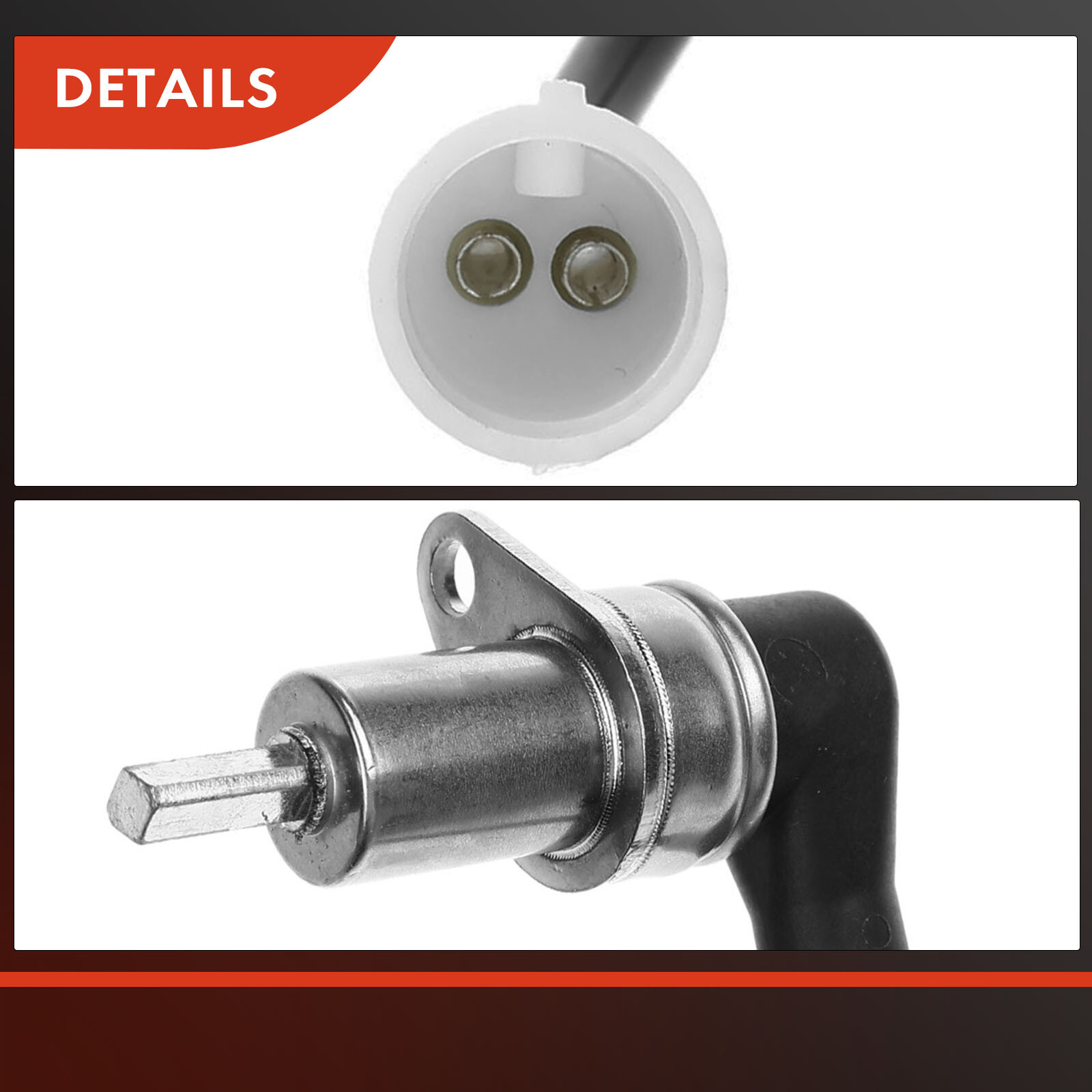 2x Front Left & Right ABS Wheel Speed Sensor for BMW 318i 325 325E