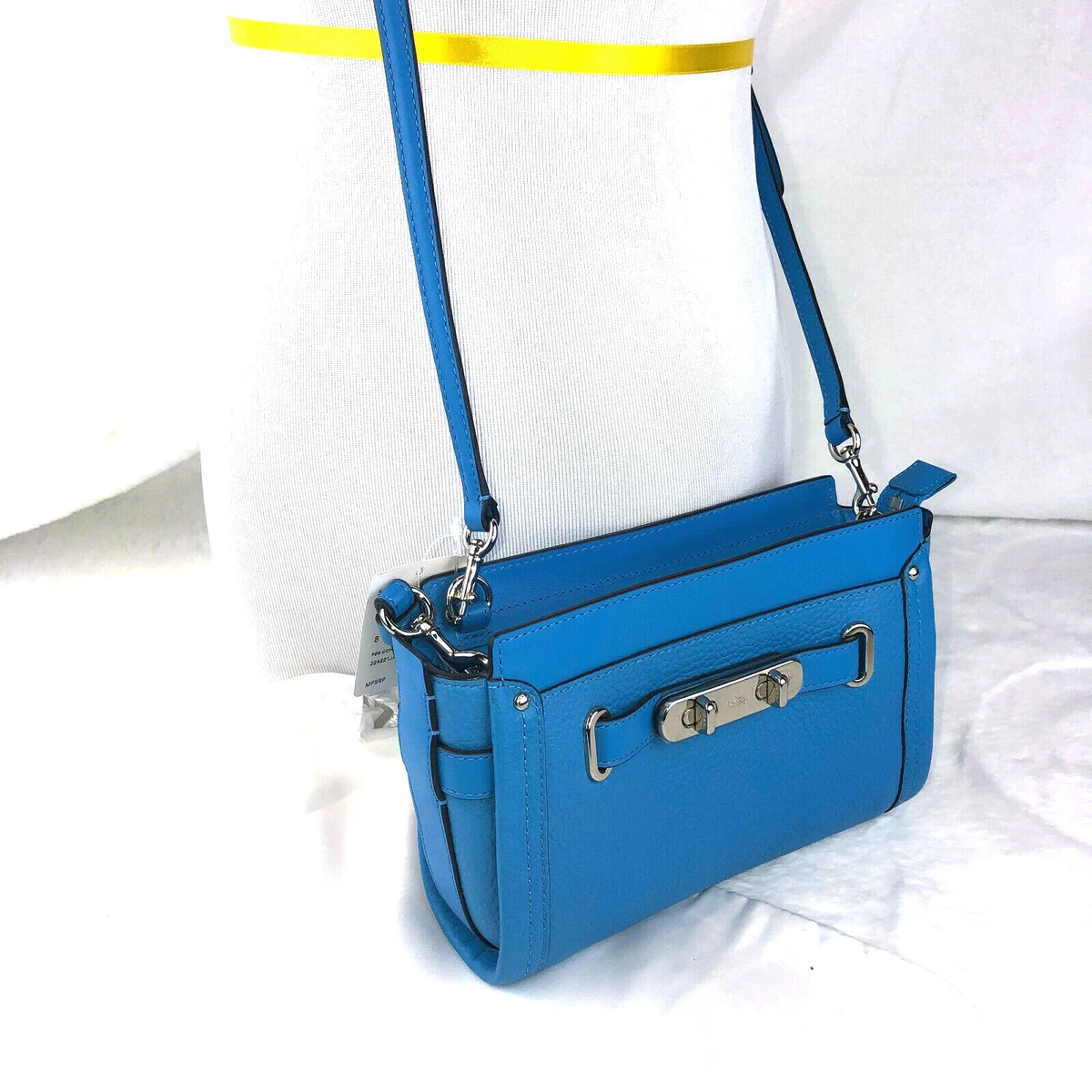 Coach swagger wristlet crossbody sale