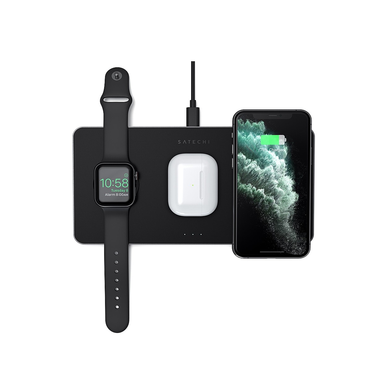 Cna Singapore Channel Tv Guide Mewatch Cna SATECHI Trio Wireless Charger  With Magnetic Pad For Apple