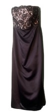 Ann Taylor Formal Occasion Sleeveless Black Evening Gown Dress Size 6