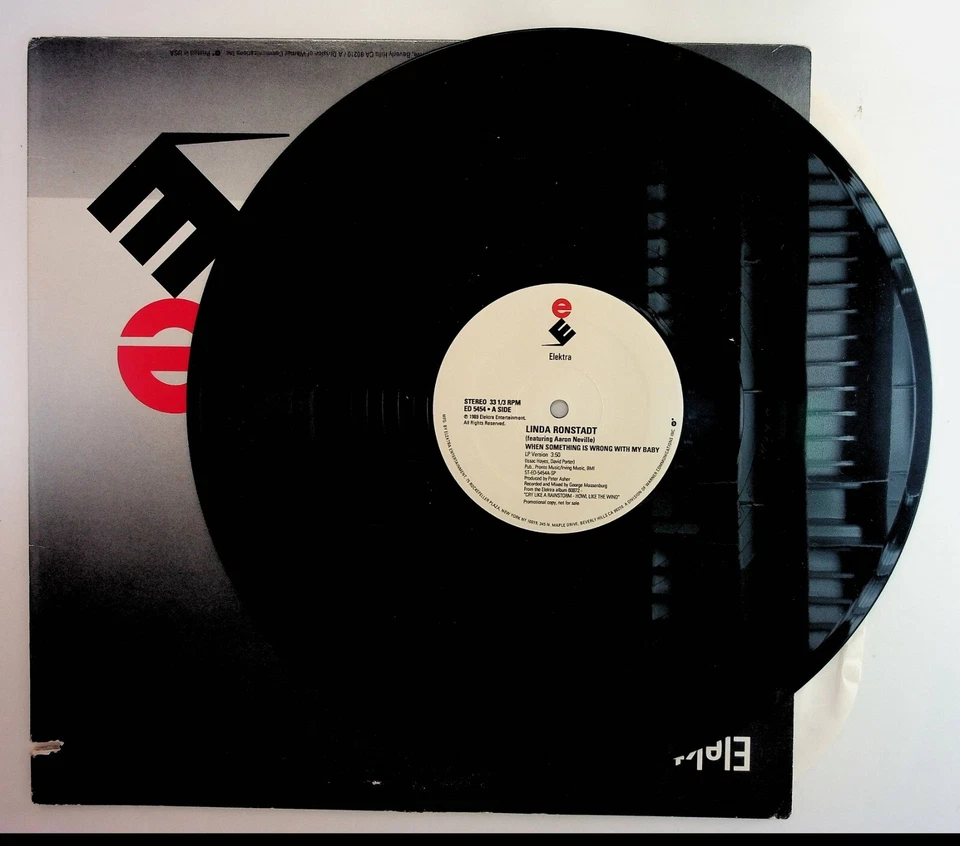 Linda Ronstadt When Something is Wrong with My Baby ED-5454 Single 111924WR - Image 2 of 2