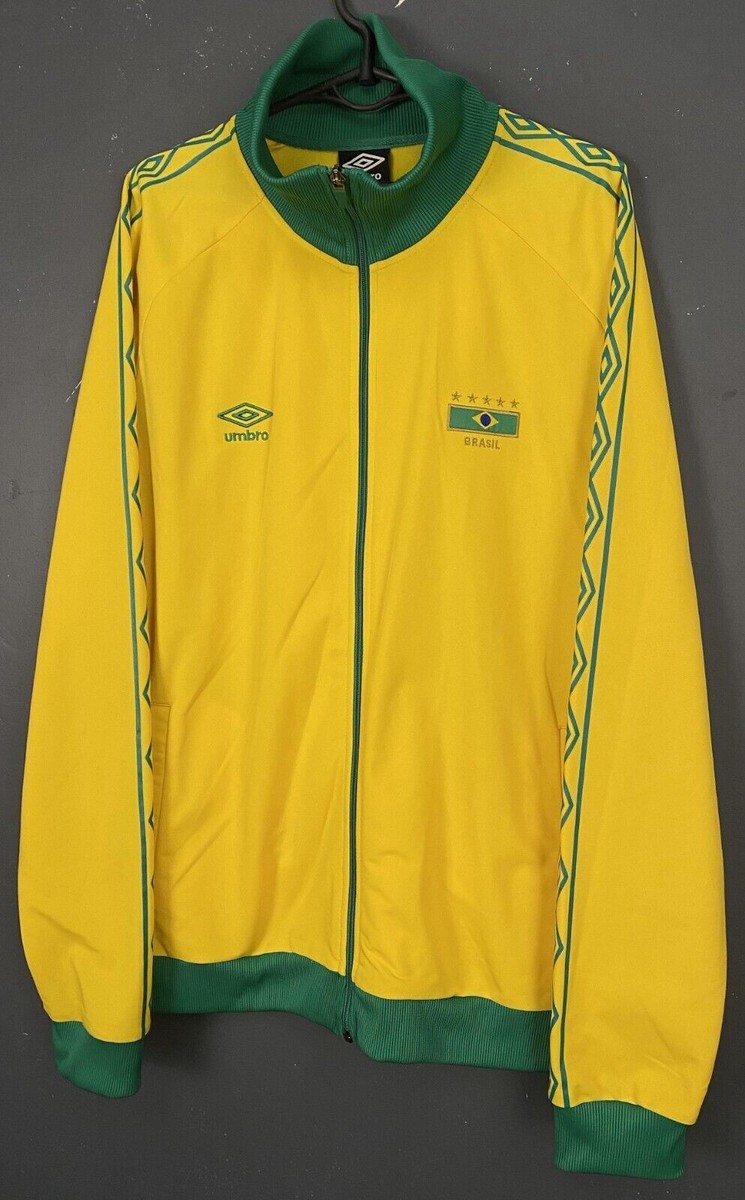 ブラジル代表 UMBRO イエロージャージ XL90年代 MEN'S UMBRO BRASIL BRAZIL NATIONAL TRACK JACKET SOCCER