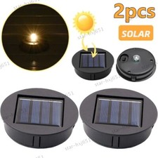 2X Solar Lights Replacement Top for Outdoor Hanging Lantern Parts Decoration UK