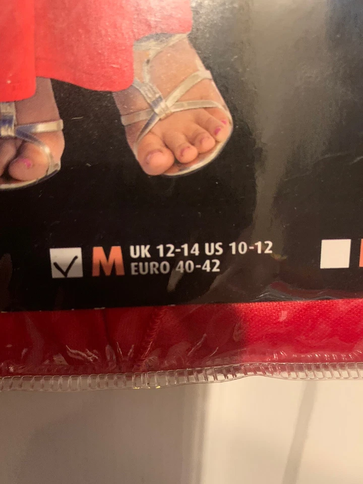 Новый без ценников костюм греческой богини Афродиты Smiffy's средний размер 10-12 США красный - Изображение 3 из 4