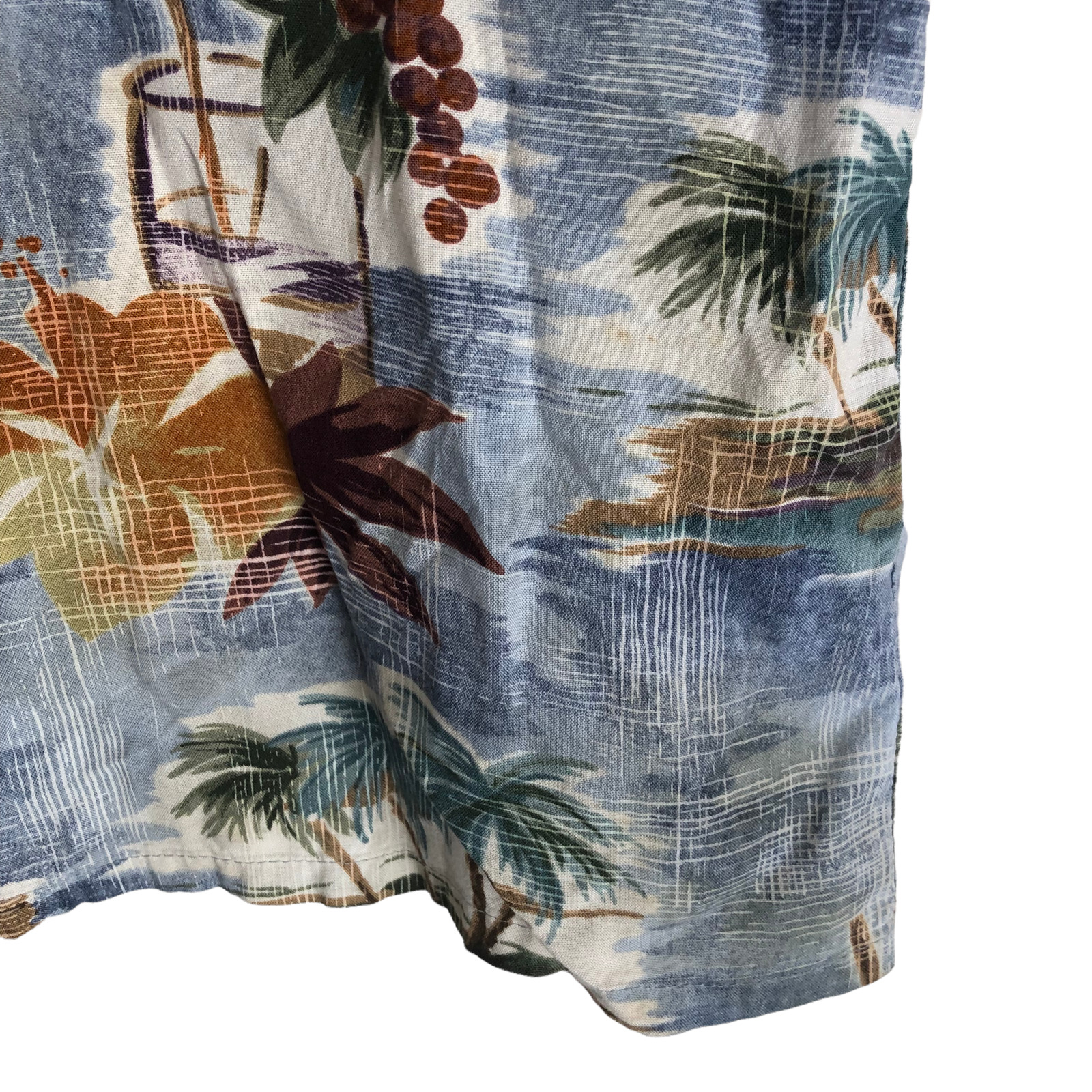 Hollis River Mens Hawaiian Shirt XL 100% Rayon Sh… - image 8