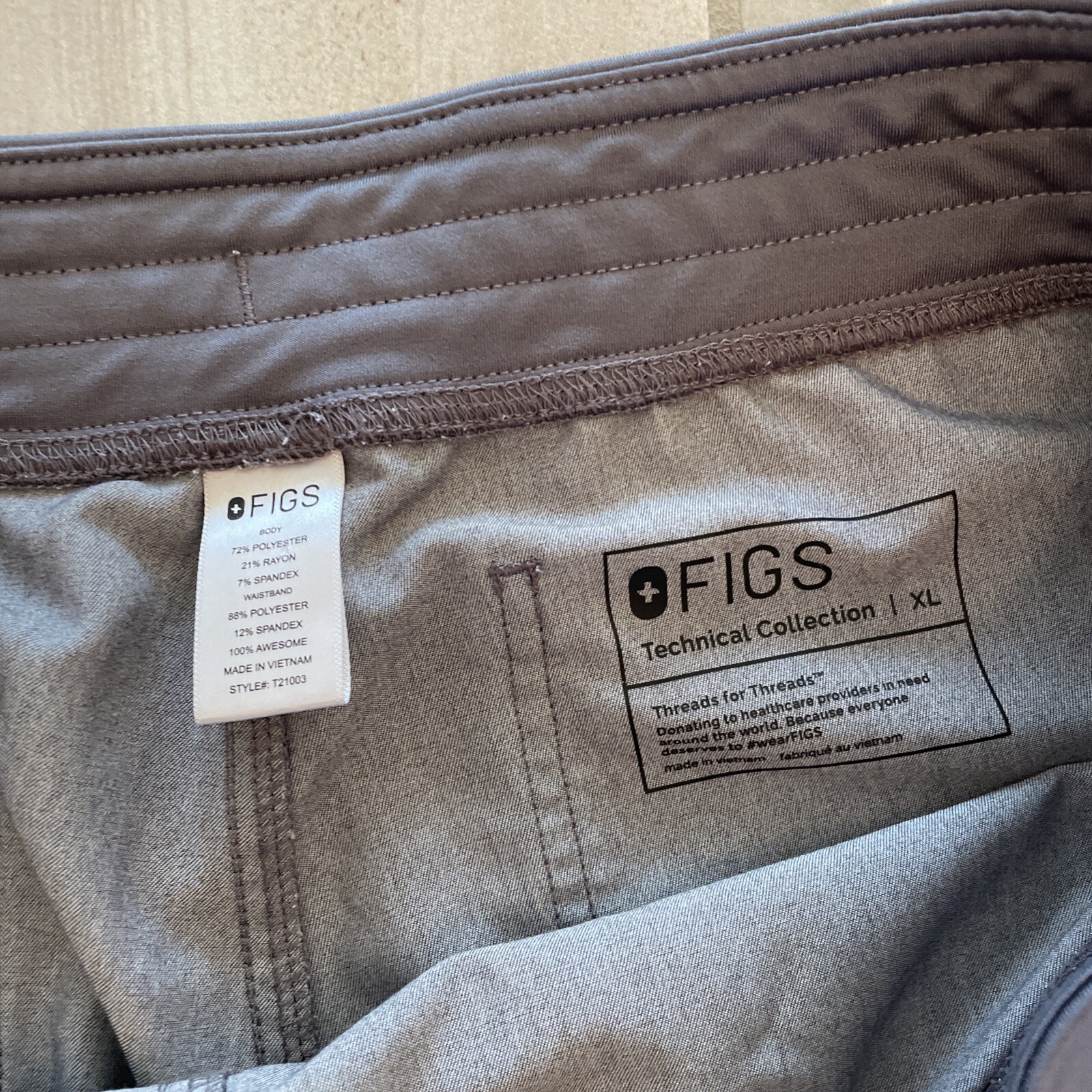 Figs Technical Collection Gray Basic Livingston S… - image 2