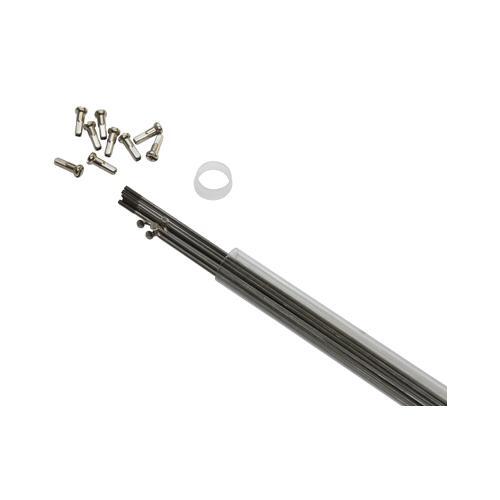 Rayons Inox 2mm X 302mm Avec écrous - Boîte De 100 - Vélox