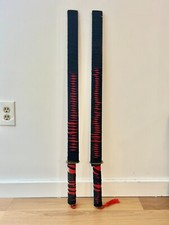 Pair of Ninja-Style Ninjatos 26'' Straight Blade Swords