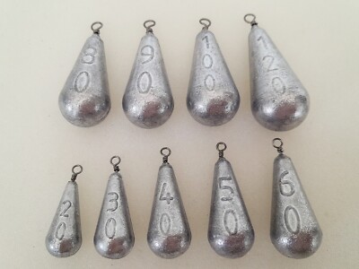 2/3/4er Pack 3-180gr Birnenblei, Grundblei, Raub-, Friedfischblei, Öse / Wirbel