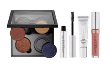 Anastasia Clear Brow Gel, Eye Pallete, Eye Primer, Liquid Lipstick (4 Piece Set)