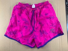 Vintage 80s 90s Hot Pink Unbro Athletic Socceer Running Jogging Shorts M USA Mad