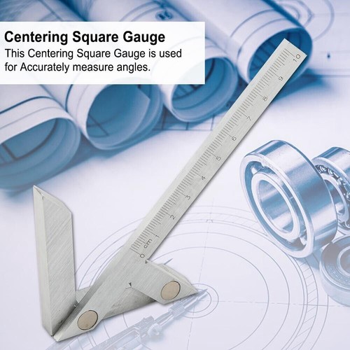 Centering Square 100*70mm Gauging Center Gauge Round Bar Marking Center ...