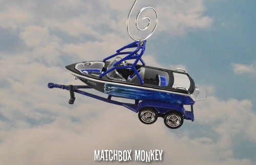 Waterski Wakebord Boat Custom Christmas Ornament Mastercraft Moomba Supra Action - Picture 7 of 9
