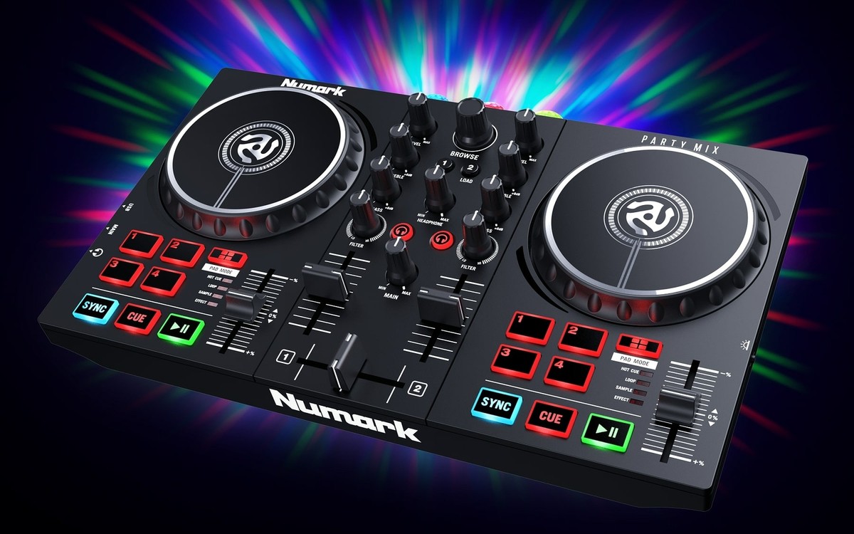 Numark Party Mix II Serato DJ Controller w/ Built-In Light Show/2 