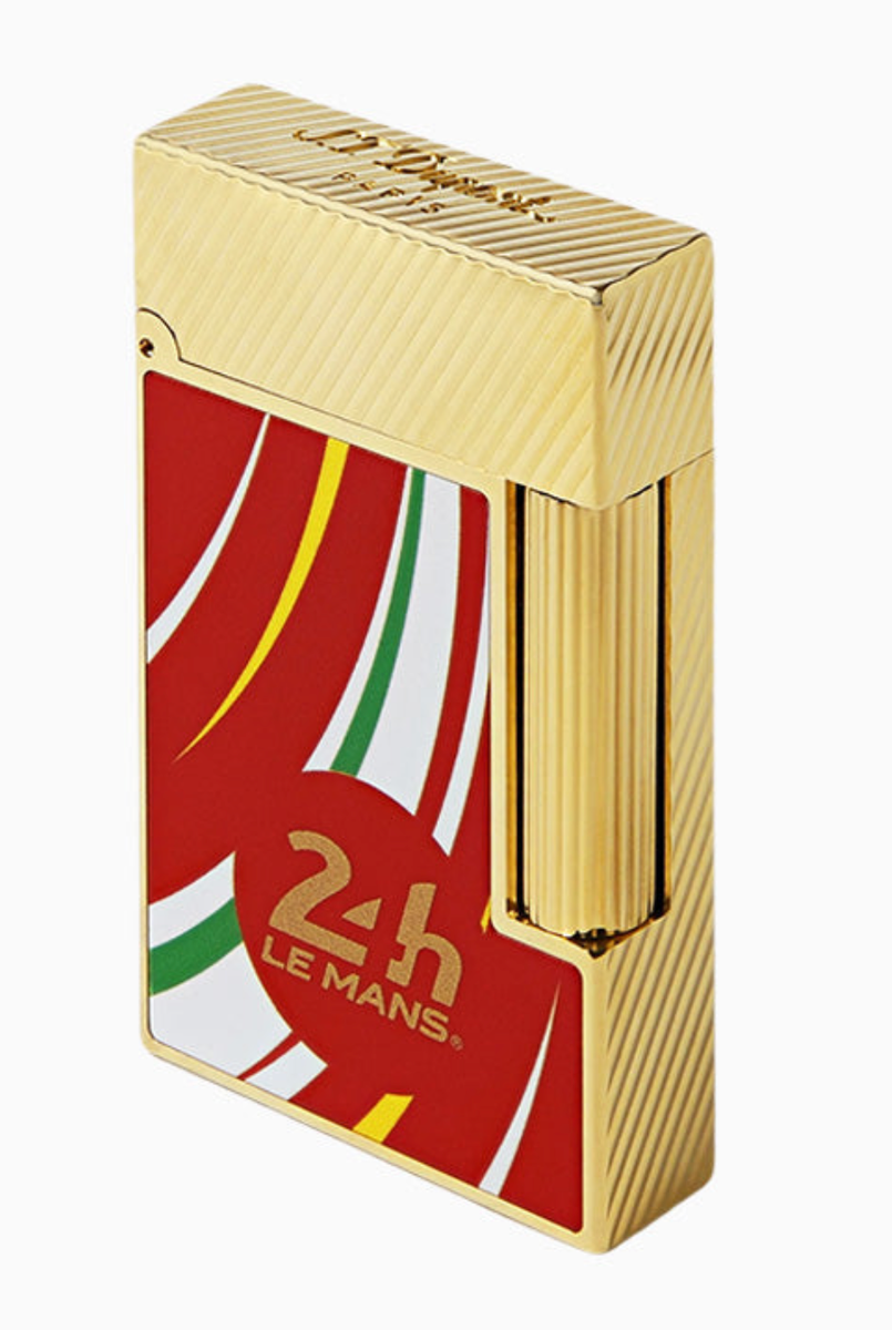 S.T. Dupont Red Le Mans Line 2 Perfect Ping Lighter & Pouch