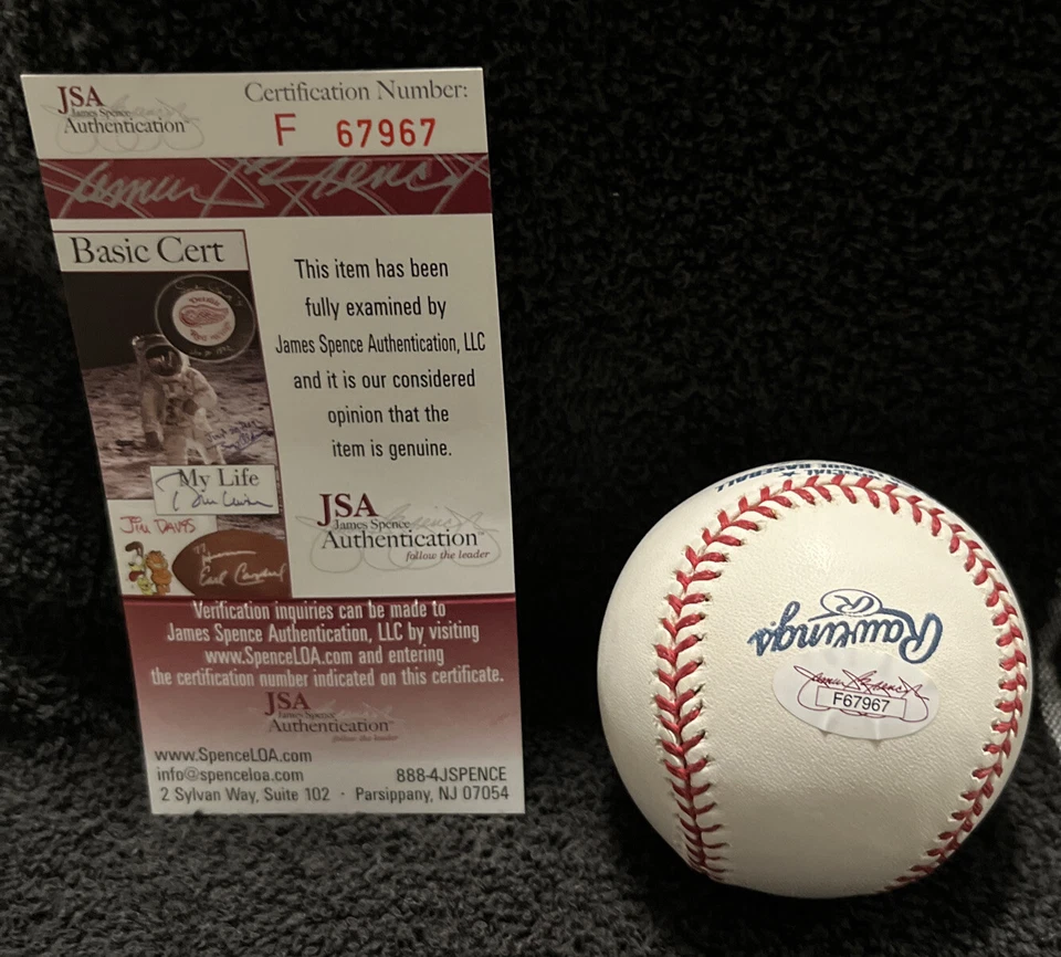 Phil Rizzuto NY Yankees 100th Anniversary SIGNED AUTOGRAPHED  JSA COA - Image 3 of 4