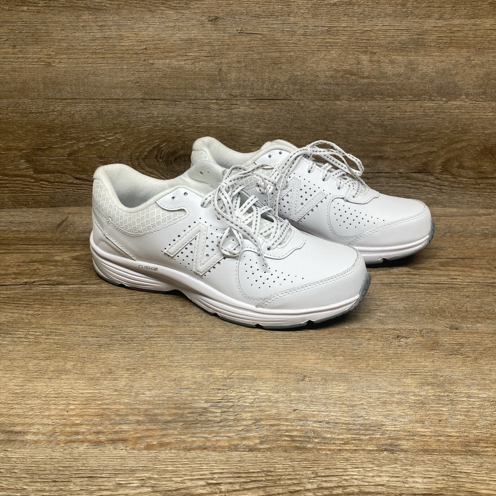 New Balance WW411WT2 White Walking Shoes Womens Size 6.5 Pre-Owned